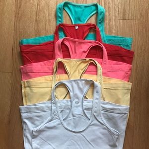 Bundle of Lululemon Cool Racerback Tanks